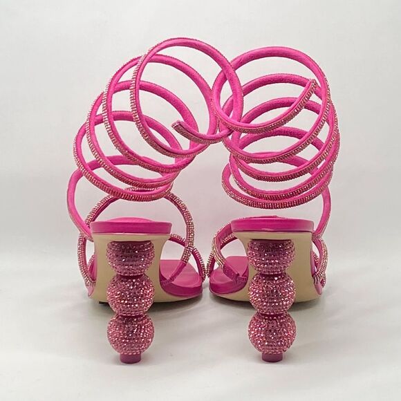 Cult Gaia Lislie Crystal Wrap Sandals size 39 - Picture 7 of 14